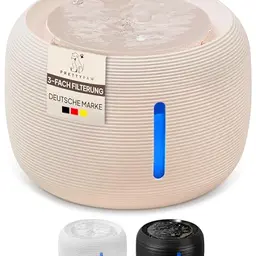 Pretty Paw Trinkbrunnen für Katzen – 2,5L, flüsterleise & BPA-frei, leicht zu reinigen – KatzenOase Pro