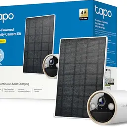 Tapo C460 4K Solar Überwachungskamera Aussen mit Nachtsicht, Dual-Band WLAN und Akku