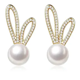 Ohrringe Osterdesign für Damen - Hasen Ohrstecker, hypoallergen