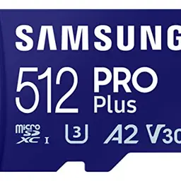 Samsung PRO Plus microSD-Karte 512 GB mit SD-Adapter, ideal für Mobile Gaming und Full HD/4K UHD
