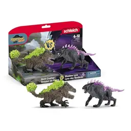 Lynx of Darkness vs Stone Crusher Figuren, SCHLEICH Eldrador Creatures, ab 6 Jahren