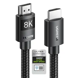 UGREEN HDMI 2.1 Kabel 10K 8K 60Hz 4K 120Hz Ultra HD High Speed für TV, PS5, PS4, Xbox Series X (1M)