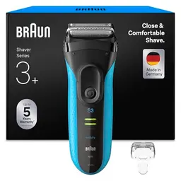 Braun Rasierer Herren Elektrisch Series 3+ 3040si, Rasierapparat, Blau
