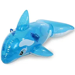 Intex Aufblasbares Reittier Blau Orca, Vinyl, 152x114 cm