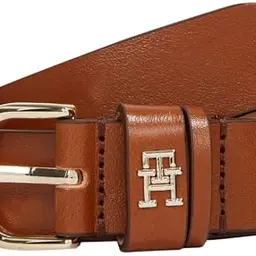 Tommy Hilfiger Damen Gürtel Essential, 2,5 cm, Braun (Cognac), 95 cm
