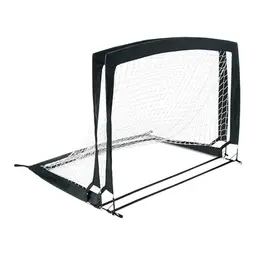 Amazon Basics Pop-up-Fußballtor 1,21 x 0,91 m, 2er-Pack, inklusive Tragetasche, schwarz