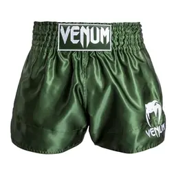 Venum Classic Thai-Boxshorts - Khaki/Weiß - XS