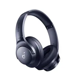 Anker Q20i Bluetooth Over-Ear-Kopfhörer mit Noise Cancelling, 40h Akkulaufzeit, Hi-Res Audio, personalisierbar (Blau)