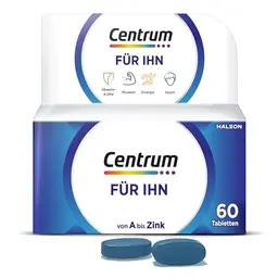 Centrum Für Ihn, 60 St. - Hochwertiges Nahrungsergänzungsmittel für Männer zur täglichen Mikronährstoffversorgung