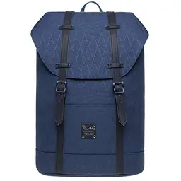 KAUKKO Rucksack mit Laptopfach für 15 Zoll - 22L, Blau