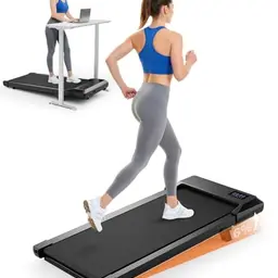 Superun Walking Pad 2.5HP für Zuhause, leises Laufband mit Steigung, LED-Display und App-Unterstützung