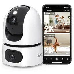 Imou 2K Dual Kamera Innenüberwachung mit KI, 360° PTZ, WLAN, 2-Wege-Audio, Ideal für Baby und Haustiere