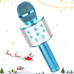 Drahtloses Bluetooth Karaoke Mikrofon - 5 in 1 KTV Maschine für Kinder ab 3 Jahren - ideales Geburtstagsgeschenk