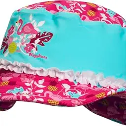 Playshoes Bademütze Kopfbedeckung Mädchen, Flamingo 51