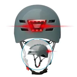BEEPER Unisex ME135L-G LED-Kopfhörer in Grau