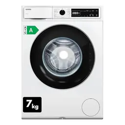 VESTEL WMI 76341 Waschmaschine 7 kg – 1400 U/min, A Energieeffizienz, Inverter-Motor, Dampffunktion, leise, weiß