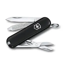 Victorinox Classic SD Taschenmesser, Schwarz, 7 Funktionen, ideal als Geschenk
