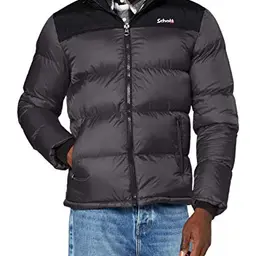 Schott NYC Unisex Utah2 Jacke, Anthracite, Small