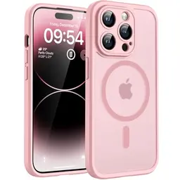 TOCOL iPhone 14 Pro Hülle mit MagSafe – Stoßfest, Kratzfest, Rosa