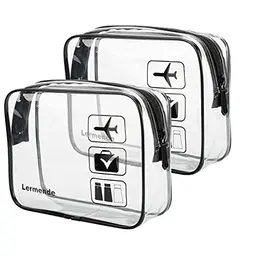 Transparente Kulturtasche 1L - TSA-geprüft für Handgepäck, Flughafen-konform