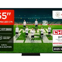 TCL 65C7K 65 Zoll QD-Mini LED Fernseher, 4K HDR, Smart Google TV mit 144Hz, Dolby Vision, Audio von Bang & Olufsen