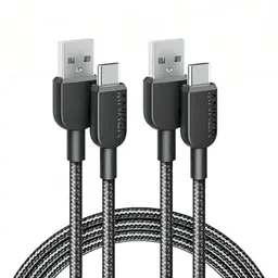 Anker USB C Kabel (2 Stück, 1,8m) Nylon Schnellladekabel für Samsung Galaxy und iPhone 14/15/16