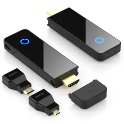 BEQOOL Wireless HDMI Transmitter and Receiver - 4K Streaming from Laptop, PC, STB, Camera to TV and Projector (Black)