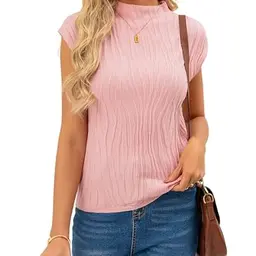 Totatuit Damen Rollkragenpullover - Weiches, elastisches Shirt für Frühling, Sommer und Winter
