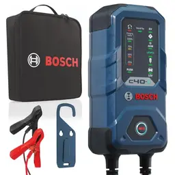 Bosch C40-Li Batterieladegerät 5A – für 6V/12V Blei-Säure- und Lithium-Batterien