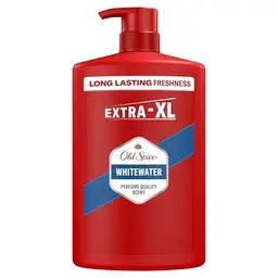 Old Spice Whitewater 3-in-1 Shampoo für Haar, Gesicht & Körper 1000 ml – langanhaltende Frische & Duft