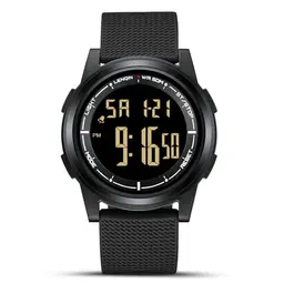 HANPOSH Herren Digitaluhr 3ATM wasserdicht mit Wecker, Stoppuhr und Kalender