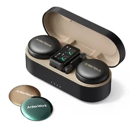 AnkerWork M650 Kabelloses Lavalier Mikrofon mit Geräuschunterdrückung für Vlogs & Livestreams