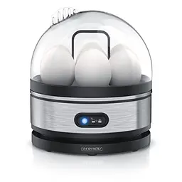 Arendo Sevencook Eierkocher 400 W - Edelstahl für 1-7 Eier - 3 Härtegrade - Warmhaltefunktion - BPA-frei - Silber