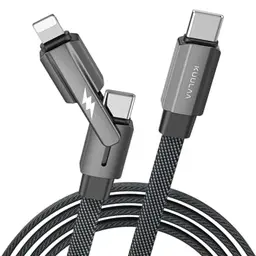 Kuulaa 60W USB-C Lightning Kabel für iPhone, iPad & Samsung, 2m