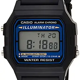 Casio Herren Digitaluhr F-105W-1AWYEF - Quarz, Harz
