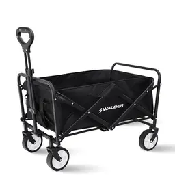 Klappbarer Bollerwagen für Strand, Sport, Einkauf und Camping - große Kapazität und stabile Tragbarkeit