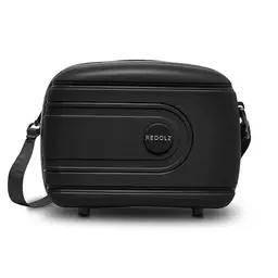 REDOLZ Hartschalen Handgepäck Kosmetik-Koffer | Stabiles Beauty-Case | 34 x 17 x 27 cm aus Polypropylen