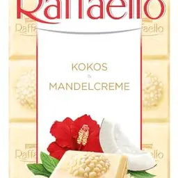 Ferrero Raffaello Tafel – Weiße Schokolade mit Kokos und Mandel – 90 g