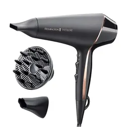 Remington Proluxe Haartrockner AC9140B - 2400W, 3 Stylingaufsätze, Ionenpflege für Anti-Frizz
