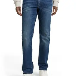 TOM TAILOR Denim Herren Jeans Aeden Straight - Mid Stone Wash, 31W / 32L