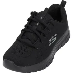 Skechers Damen Graceful Sneakers, Schwarz, Größe 35.5 EU