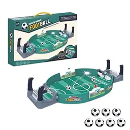 Umikk Tischfußballspiel - Mini-Tischfußball für 3+ Kinder & Erwachsene, inkl. 7 Fußbälle, ideales Geschenk zu Weihnachten