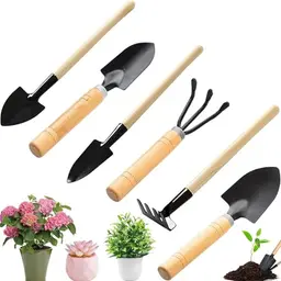 MaiLence 6-teiliges Kinder Gartengeräte Set – Mini Gartenwerkzeug für Bonsai und Umpflanzen