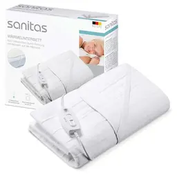 Sanitas SWB 21 Wärmeunterbett, 150 x 80 cm, mit Fixierungsbändern, 3 Temperaturstufen, maschinenwaschbar