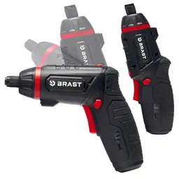 BRAST® Akkuschrauber 4,0V | 2Ah Li-Ion-Akku | 54 Bits | LED-Licht & USB-C Ladefunktion