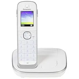 Panasonic KX-TGJ310GW schnurloses Familien-Telefon ohne Anrufbeantworter, strahlungsarm, in Weiß