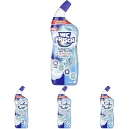 WC Frisch WC-Reiniger Gel Ozeanfrische (750 ml) mit Lufterfrischer-Effekt, hygienische Frische, 4er Pack