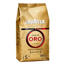 Lavazza Qualità Oro 100% Arabica Kaffeebohnen, mittlere Röstung, 1 kg