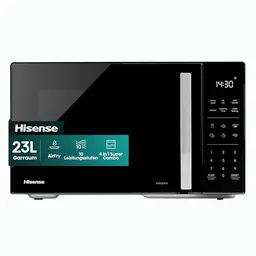 Hisense H23MOBS5HC Mikrowelle 23 L 900W 4 in 1 mit AirFry und Kindersicherung, Schwarz