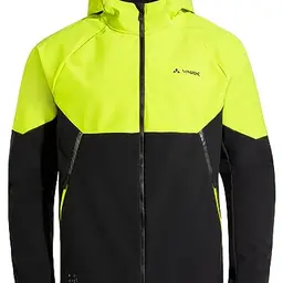 VAUDE Qimsa Softshelljacke für Herren – Wasserdicht & atmungsaktiv, ideal zum Radfahren im Herbst & Winter, Gelb, Größe M